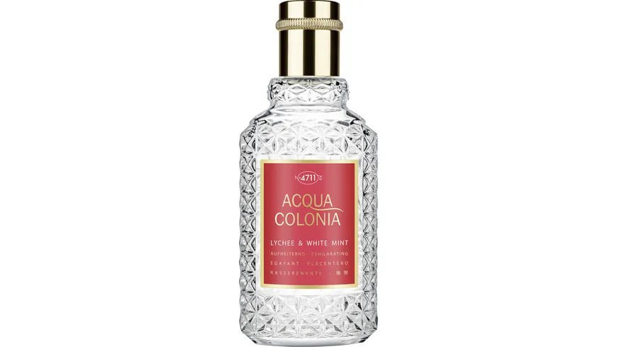 4711 ACQUA COLONIA Lychee & White Mint Eau de Cologne 50 ml
