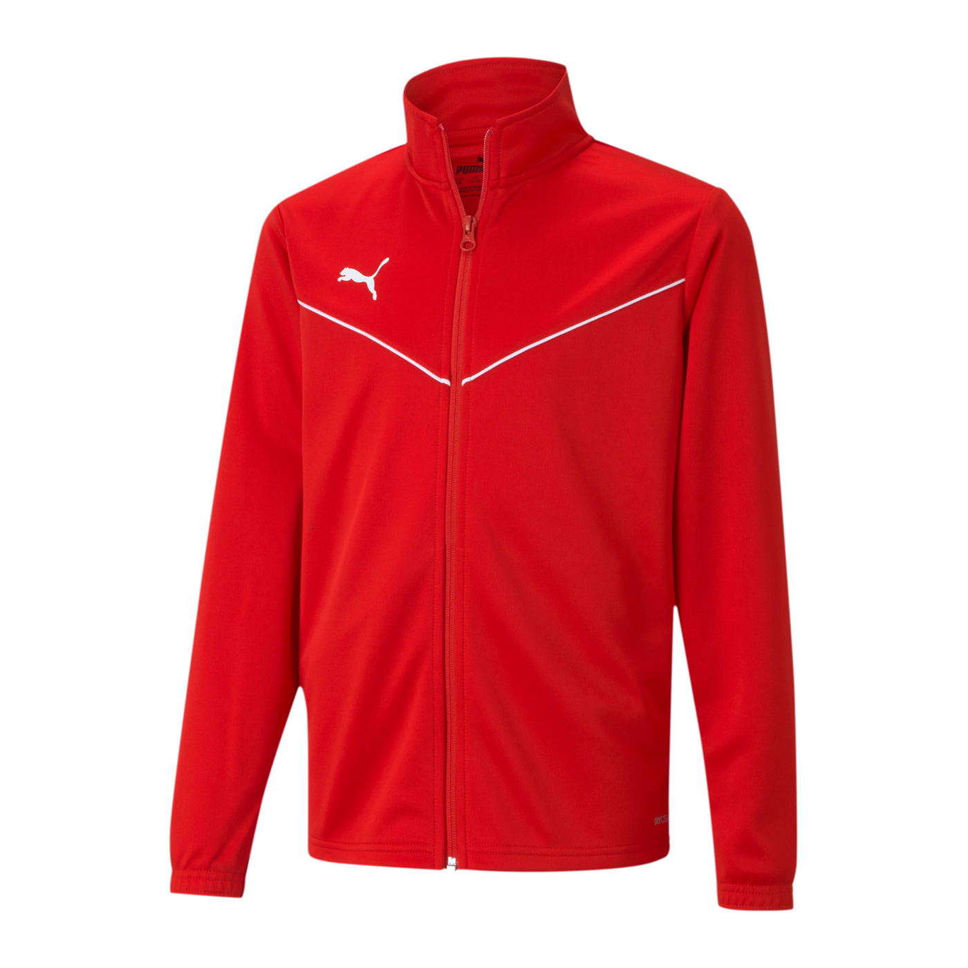 PUMA teamRISE Poly Trainingsjacke Kids Rot F01