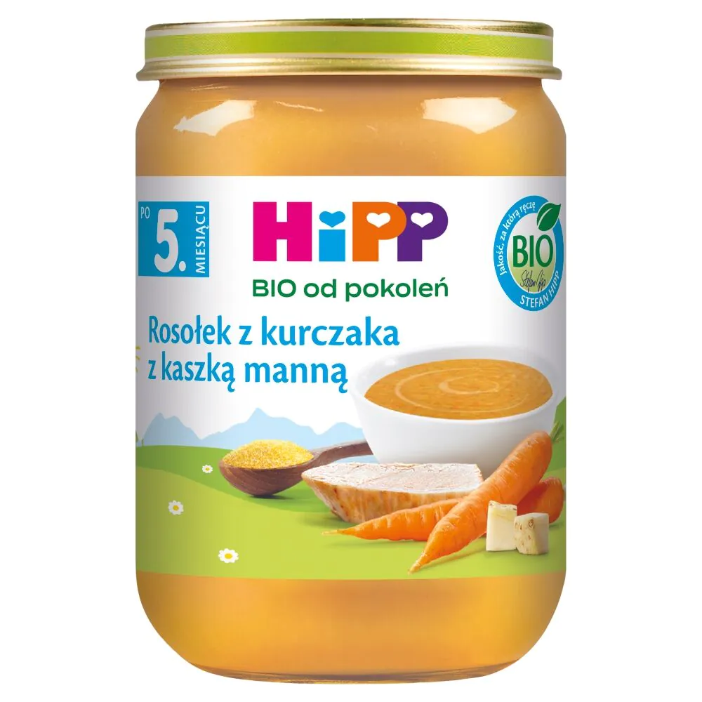 Hipp Dinner BIO pileća juha sa grizom nakon 5 mjeseci