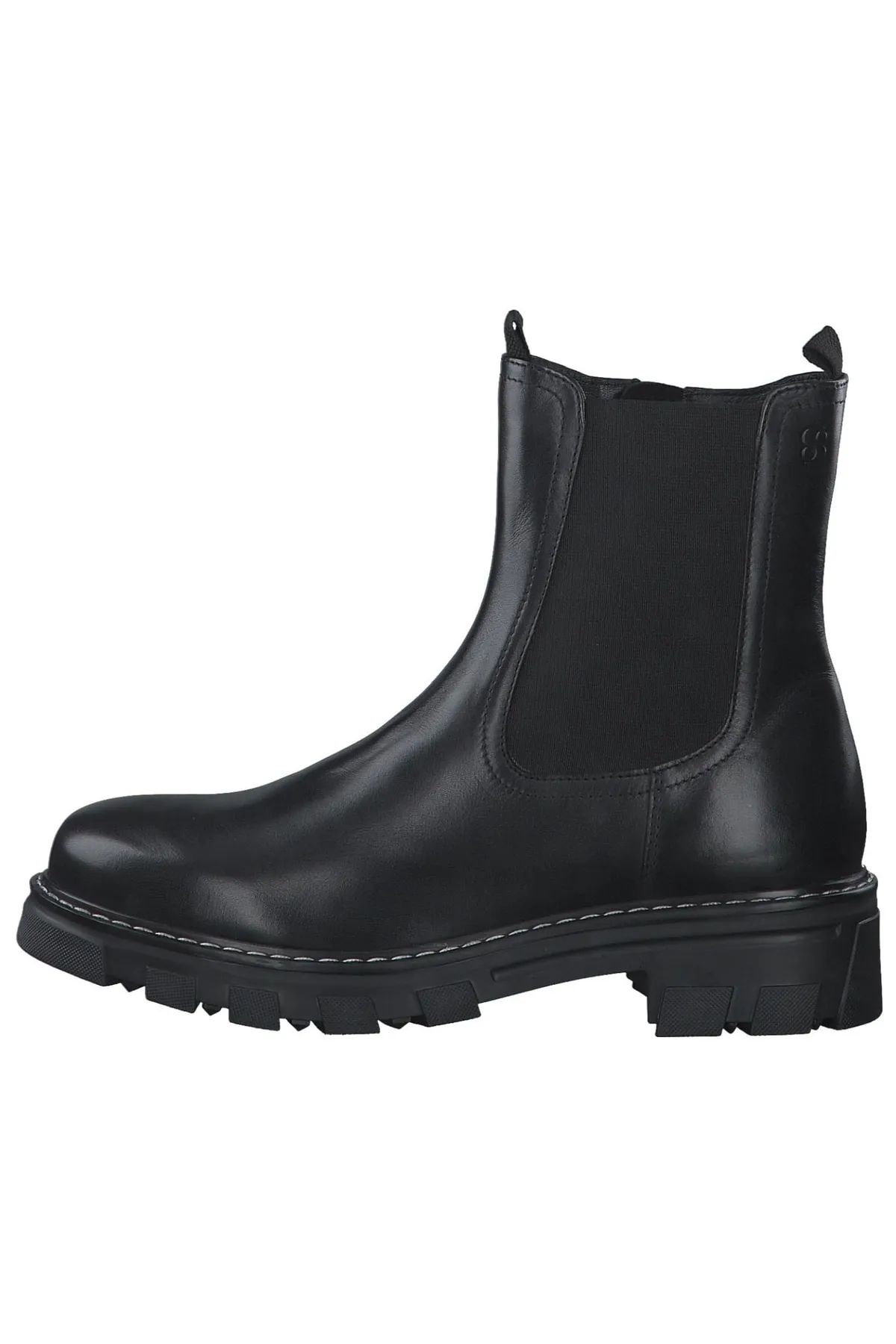 s.Oliver  Stiefelette - Schwarz - Blockabsatz