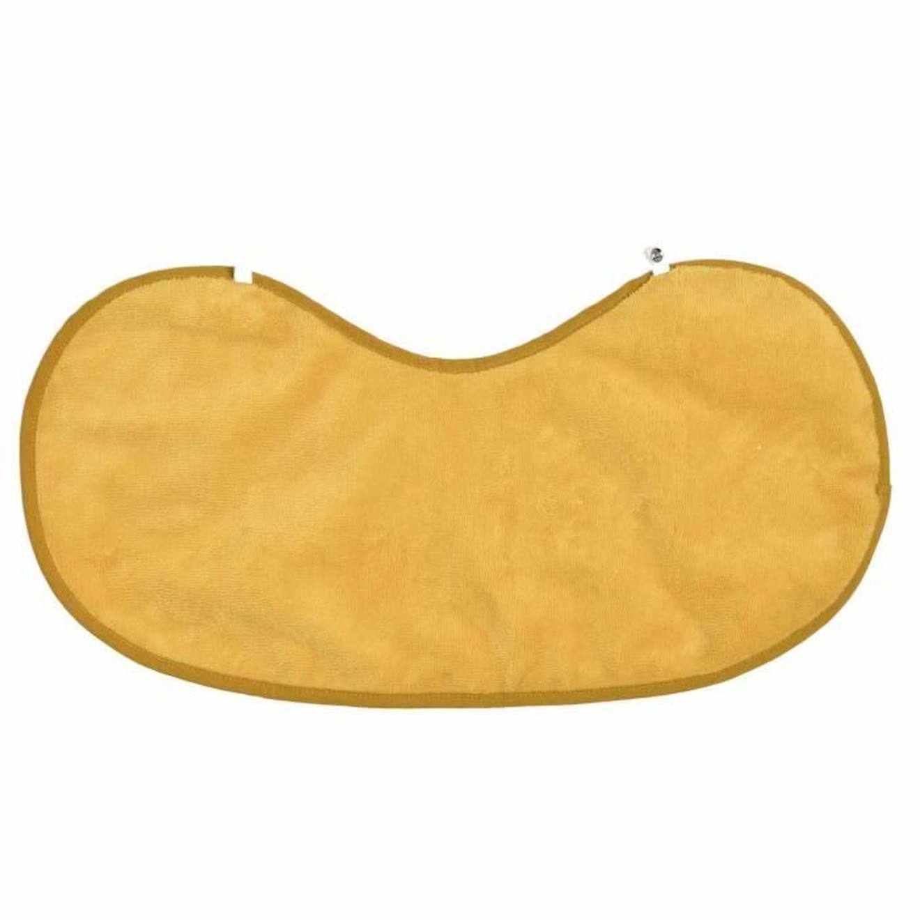 Bavoir d'épaule en gaze de coton et bambou Moutarde 56 x 28 cm jaune