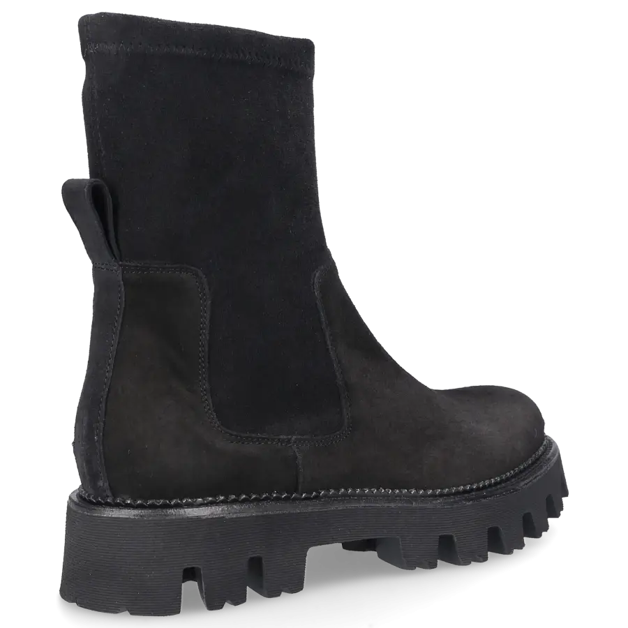 EN AVANT - Stiefeletten C102 Veloursleder - schwarz