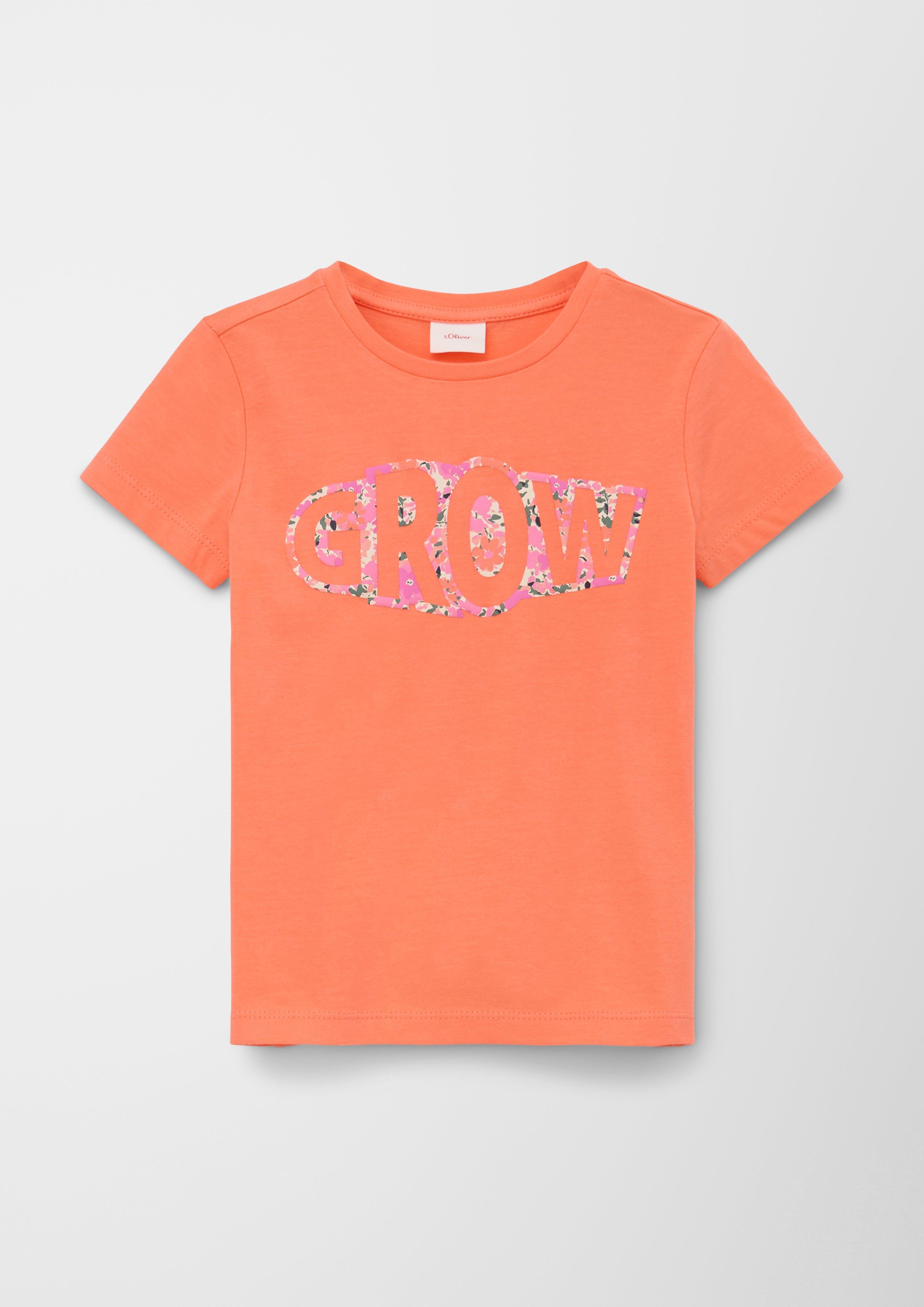 T-Shirt mit floralem Print  2127413-2034