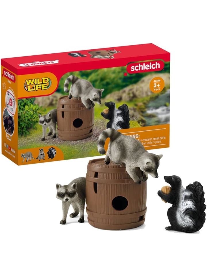 Schleich 42596 -  Tierfiguren Wild Life - Spielspaß um die Nuss in bunt günstig kaufen onesize