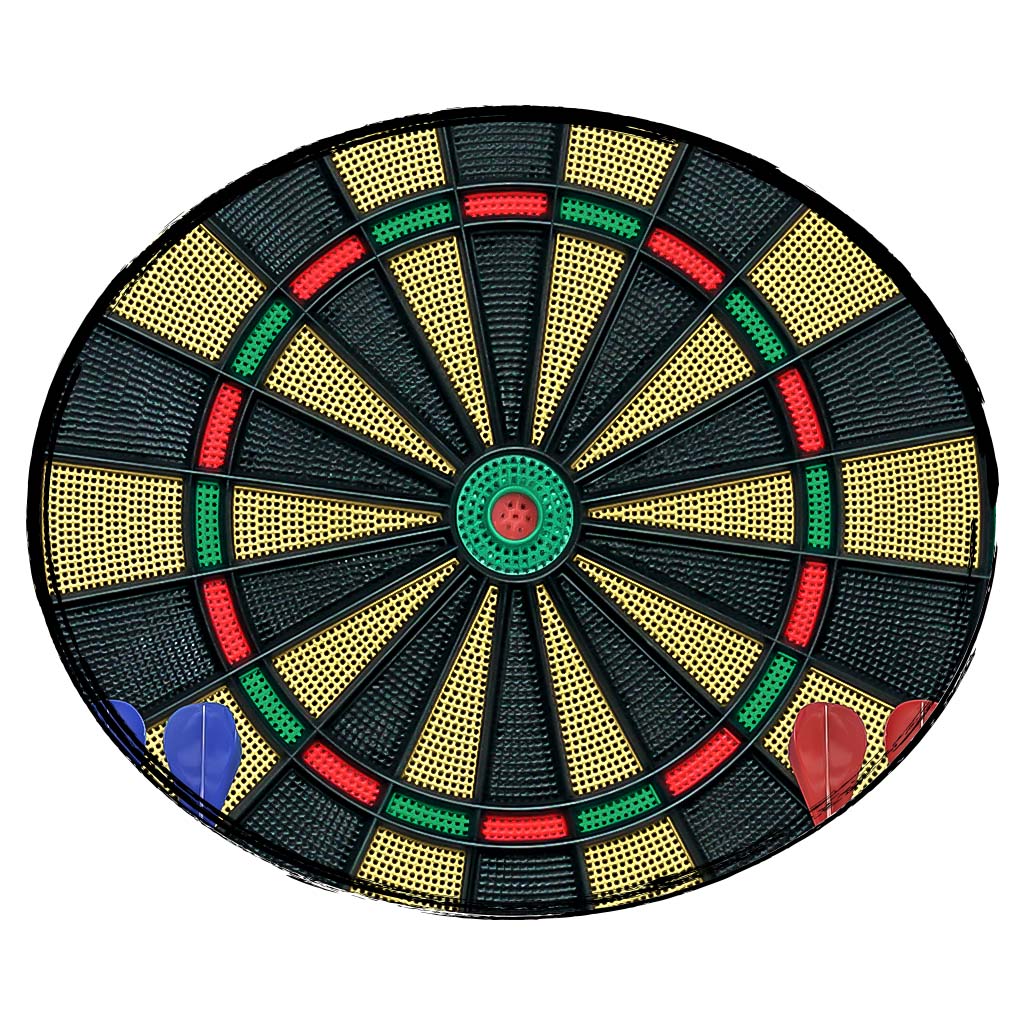 Carromco ELEKTRONIK DARTBOARD STRIKER-401, MIT ADAPTER, 3-LOCH ABSTAND