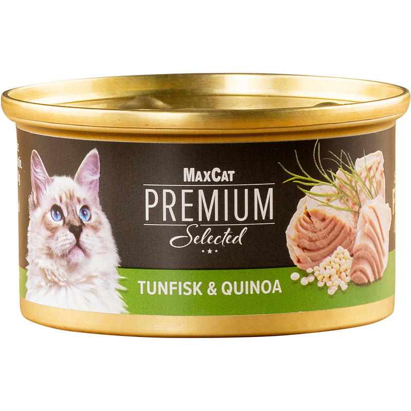 MaxCat Premium Kattemat 85 g tunfisk & quinoa Maxcat