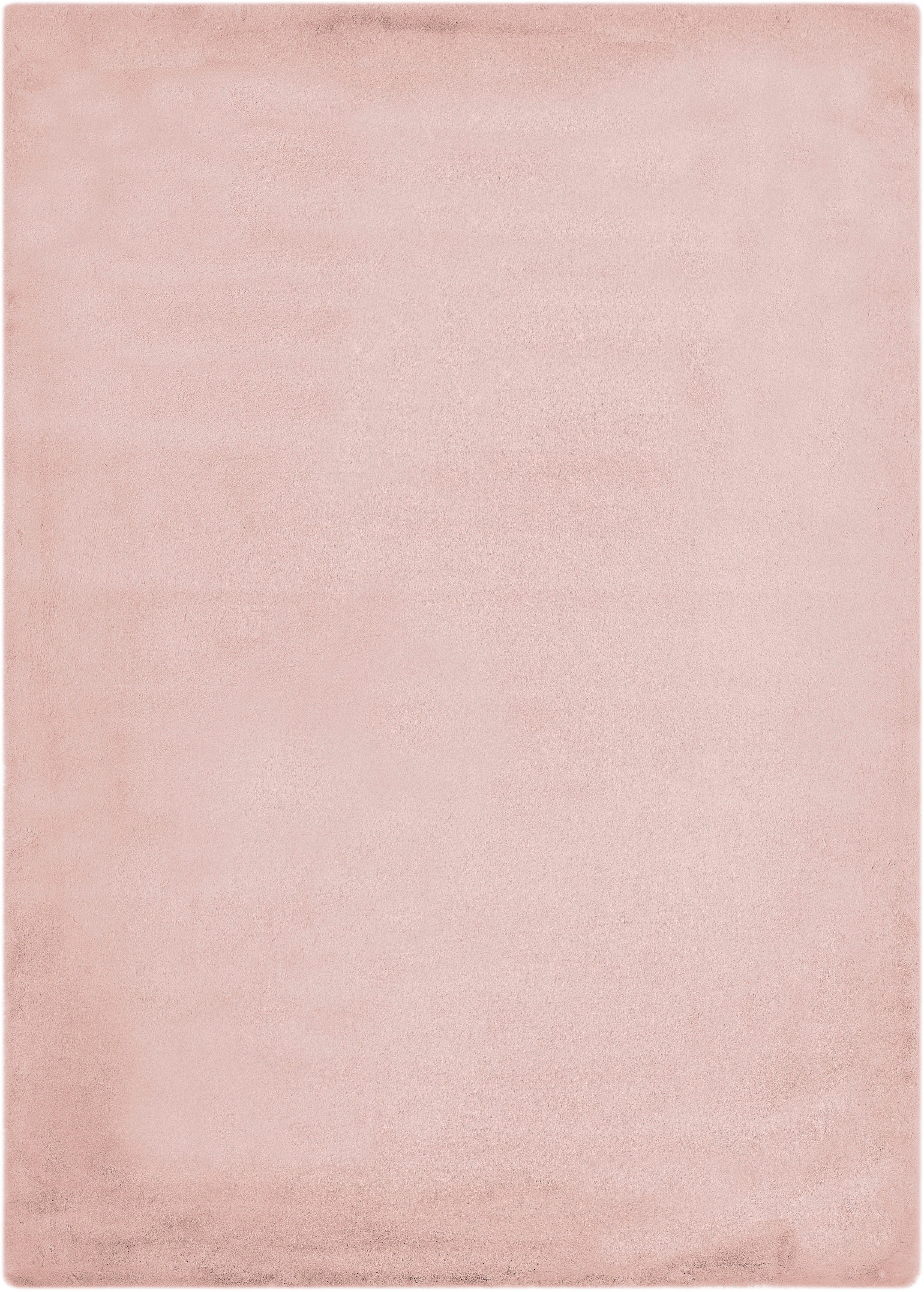 Fellteppich Novara, LUXOR living, rechteckig, Höhe: 30 mm, Kunstfell, Kaninchenfell-Haptik, besonders weicher Hochflor