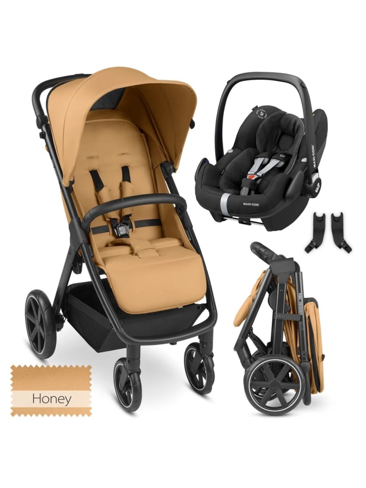 ABC-Design Buggy & Sportwagen Avus inkl. Autositz Pebble in gelb,schwarz günstig kaufen onesize