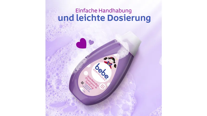bebe ZARTPFLEGE Stärkendes Shampoo & Spülung 300 ml