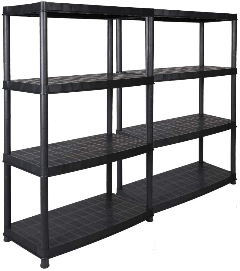Kreher Set: 2 x  KREHER Kunststoff Steckregal 18