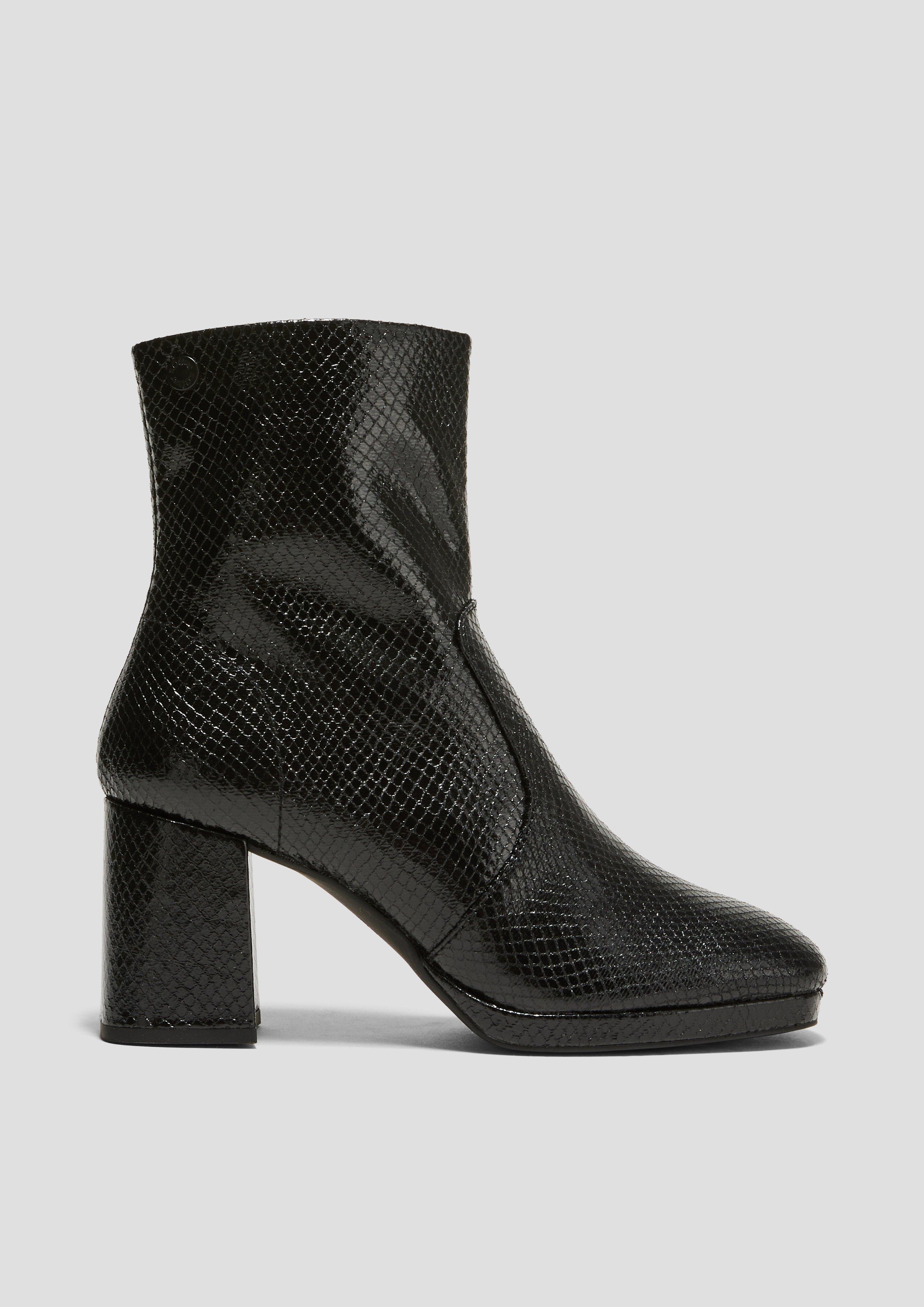Stiefelette mit Metallic-Effekt  6008561-006