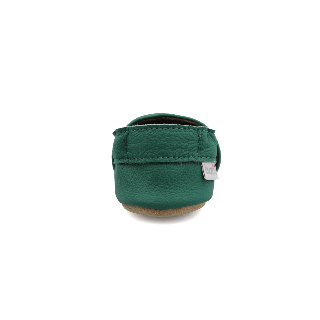 baBice Dark Green grüne Krabbelschuhe