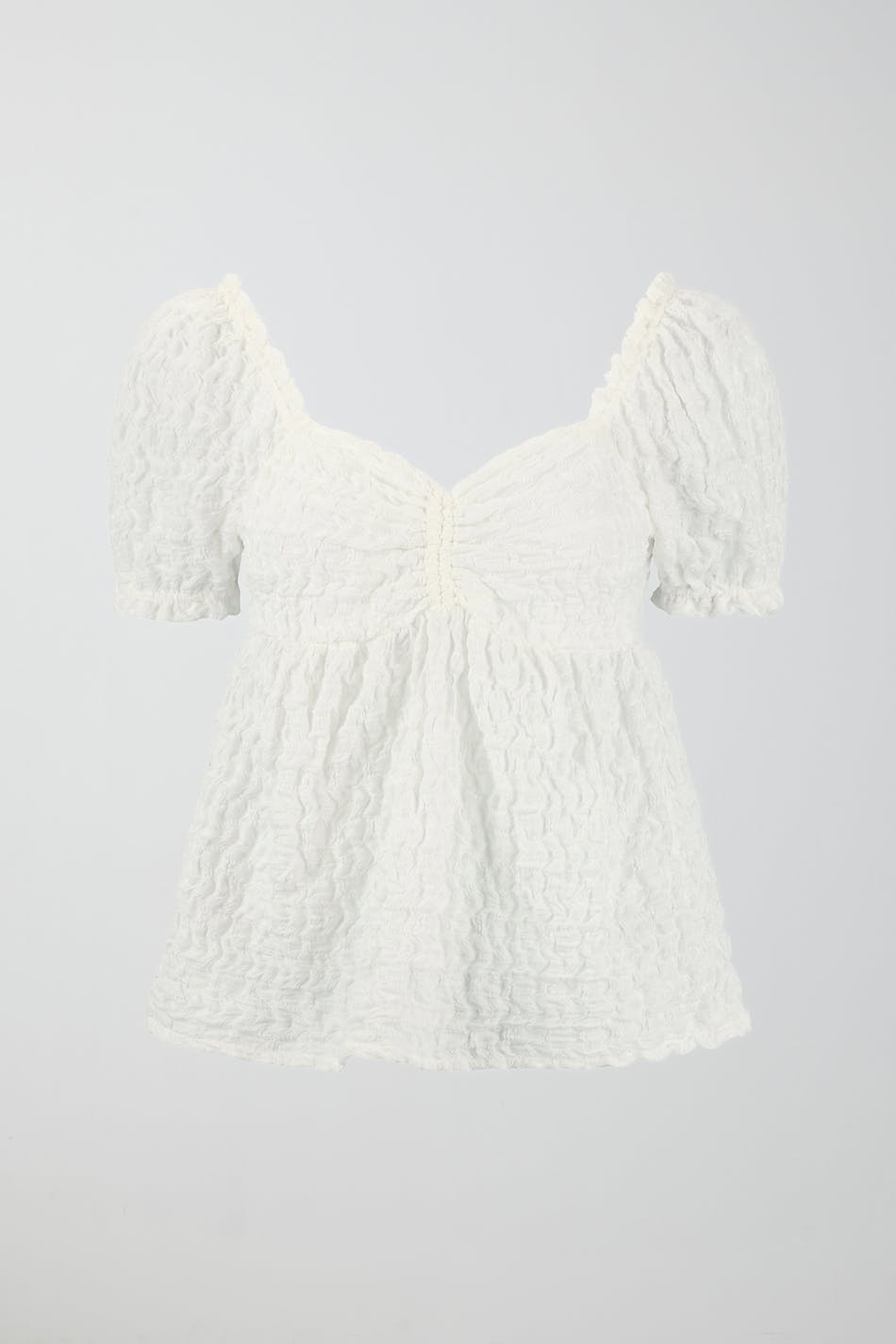 Cute puff sleeve top
