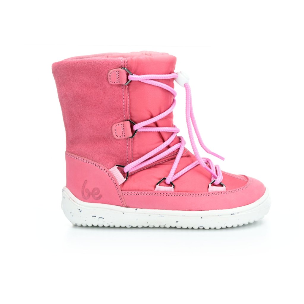 Be Lenka Snowfox Kids 2.0 Pink Winterbarfußschuhe