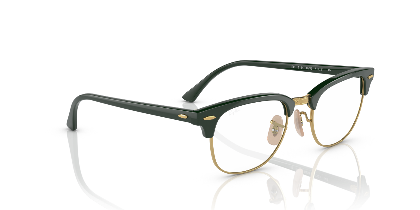 CLUBMASTER OPTICS - Verde Auriu Strălucitor