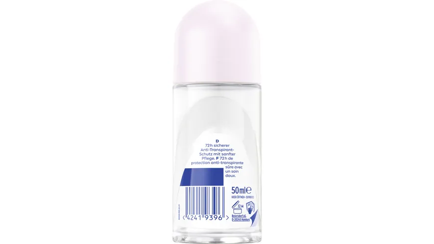 NIVEA Deo Roll-On Black+White Invisible Clear Anti-Transpirant 50 ml