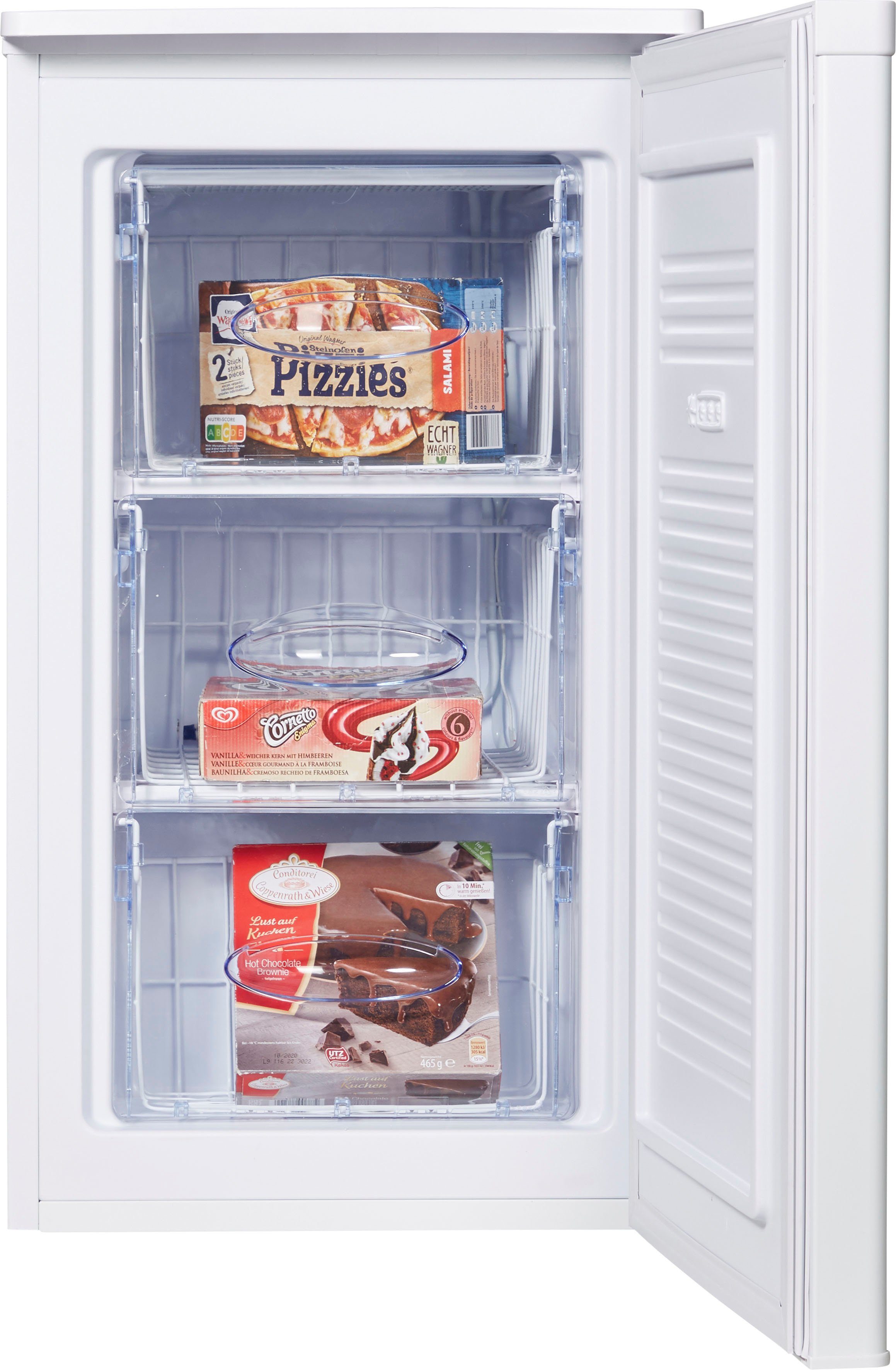 Amica Gefrierschrank GS15496W, 85 cm hoch, 48 cm breit