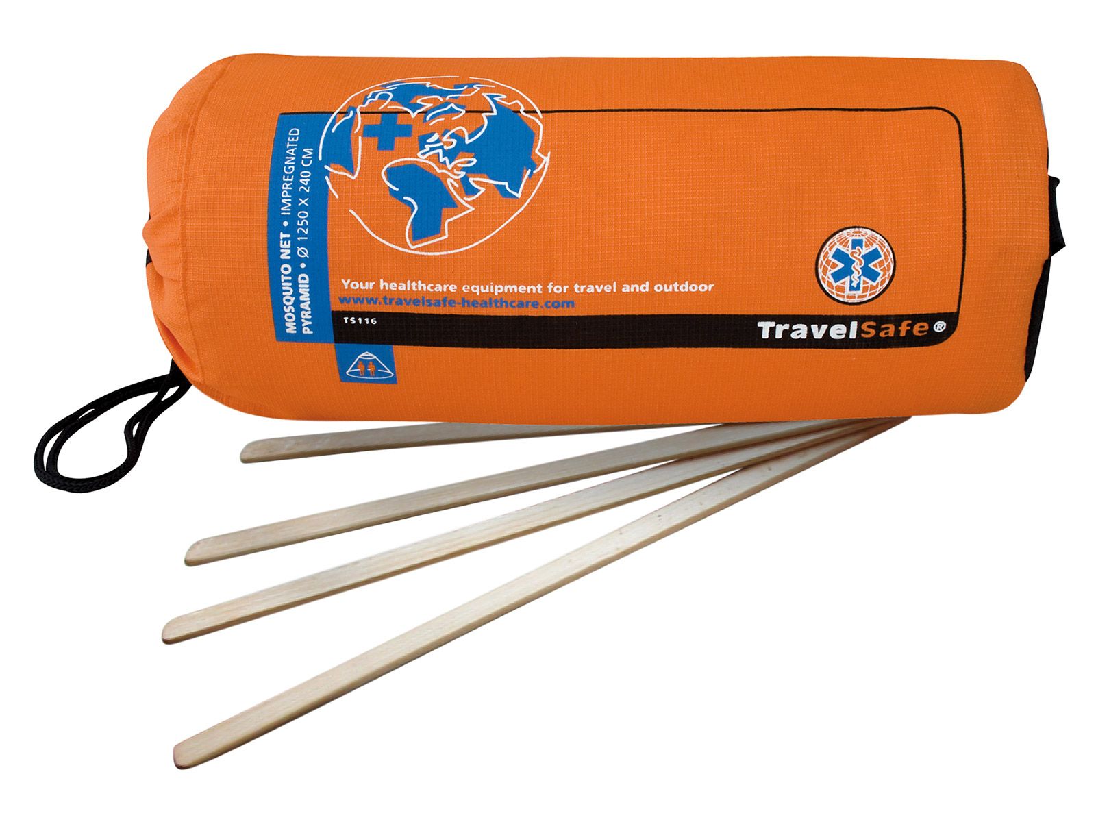 Travelsafe Pyramid Imprägniert 2 Personen Moskitonetz