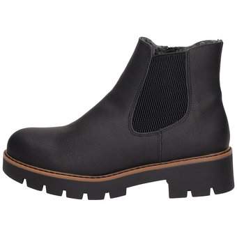 Via della Rosa Chelsea Boots in schwarz