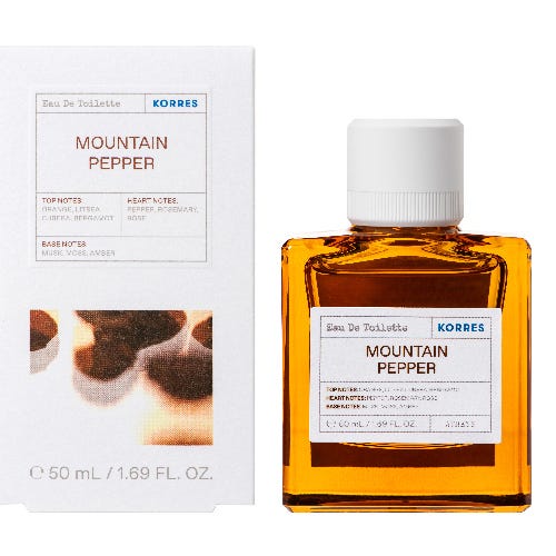 Korres Mountain Pepper Eau de Toilette für Ihn 50 ml