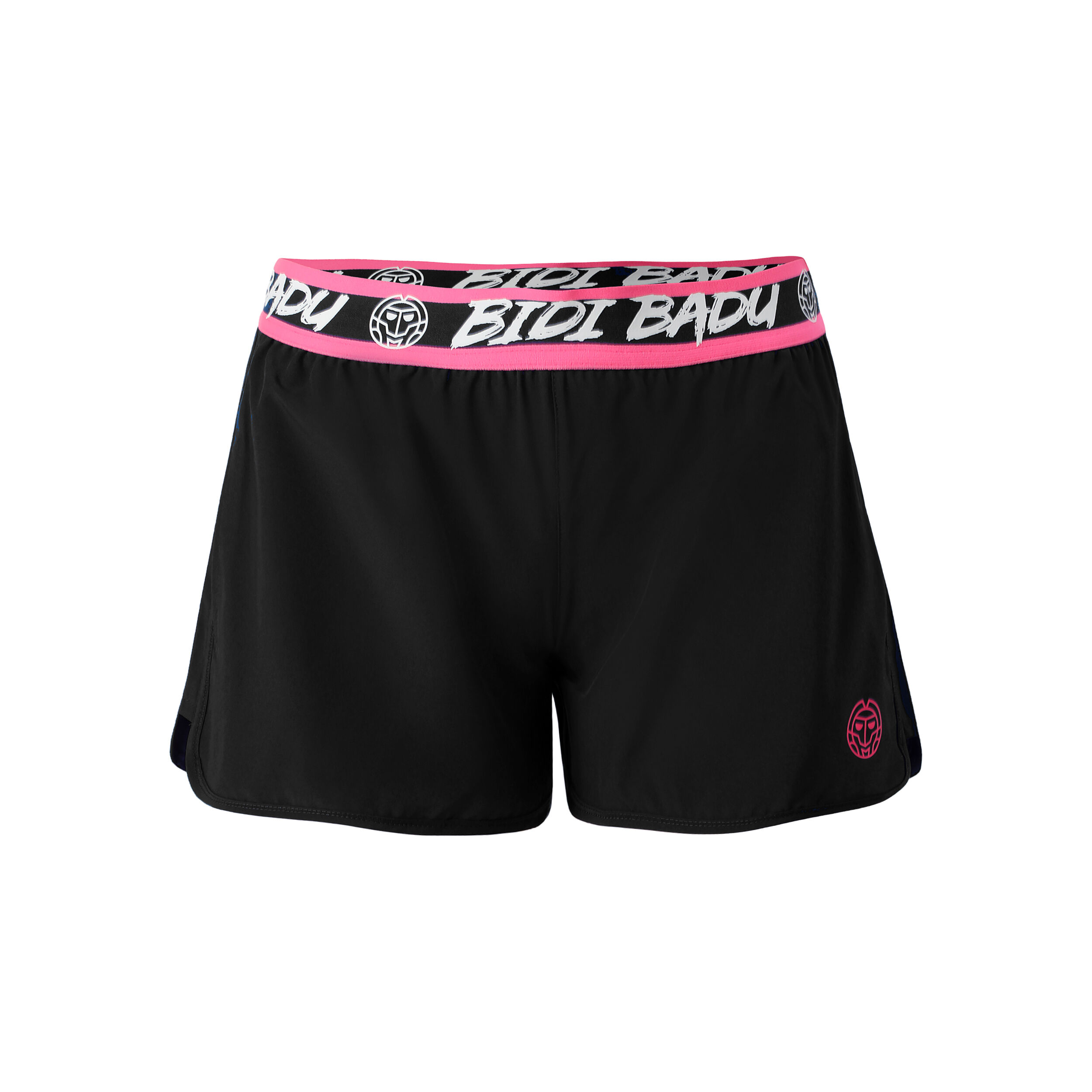 Tiida Tech 2in1 Shorts Damen - Schwarz, Pink