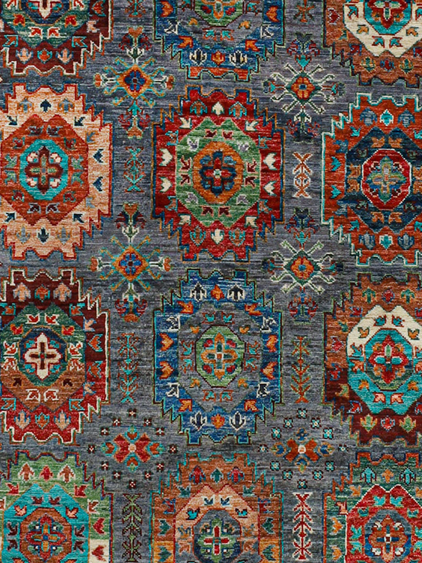 Buchara Ghazni ca. 155 x 194 cm, Unikat / Einzelstück