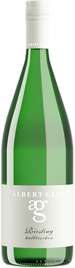 2023 Riesling halbtrocken 1,0 L - Weingut Albert Glas