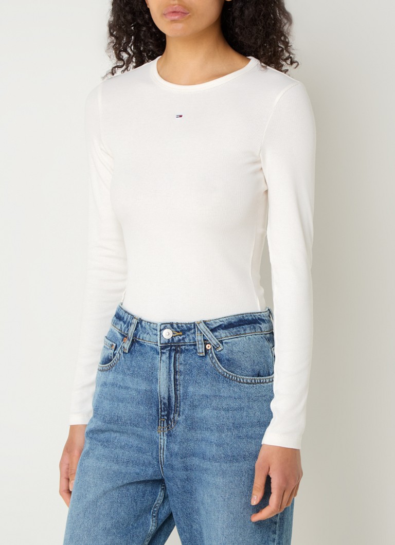 Tommy Hilfiger long-sleeved shirt with logo embroidery