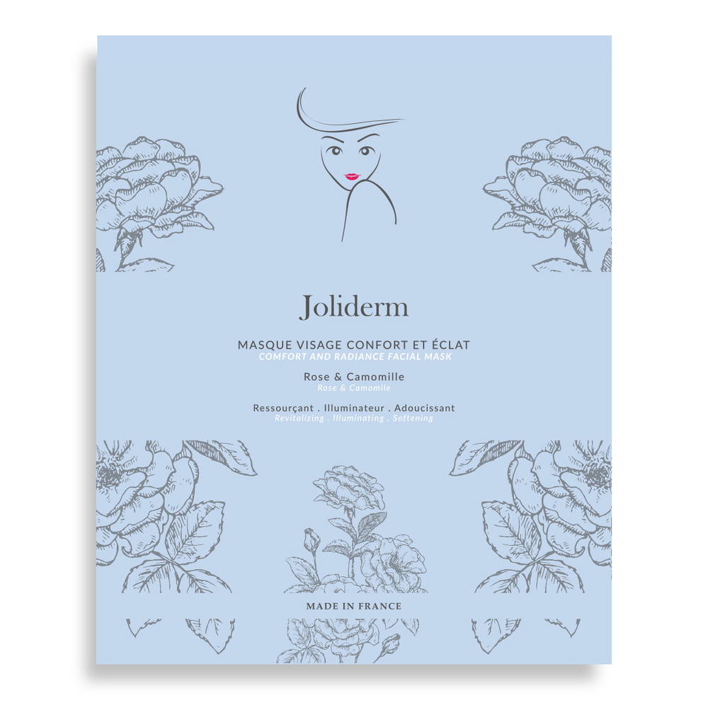 joliderm Masque visage confort et éclat Masque