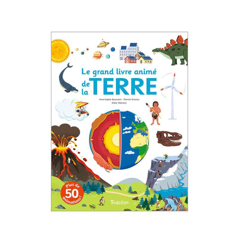 Livre Le grand livre animé de la Terre - Tourbillon