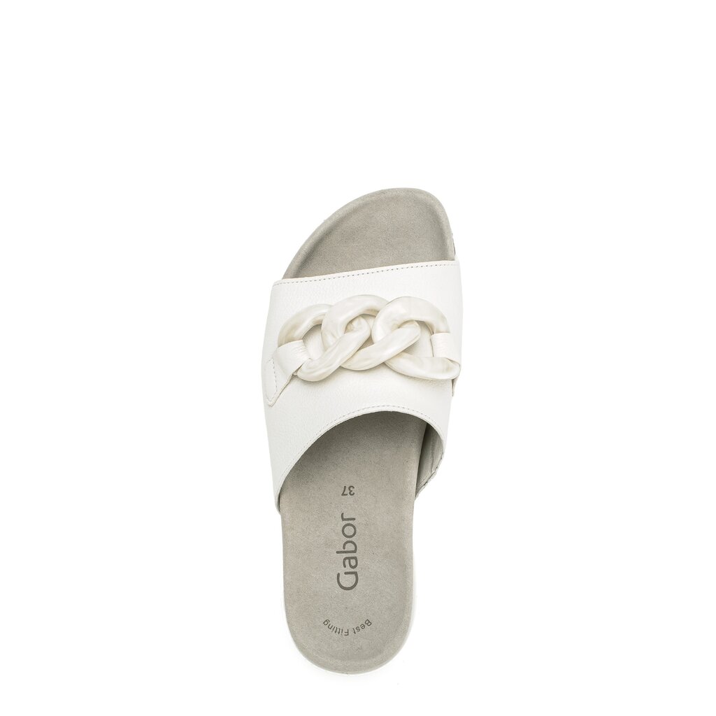 Gabor fashion Pantolette weiß