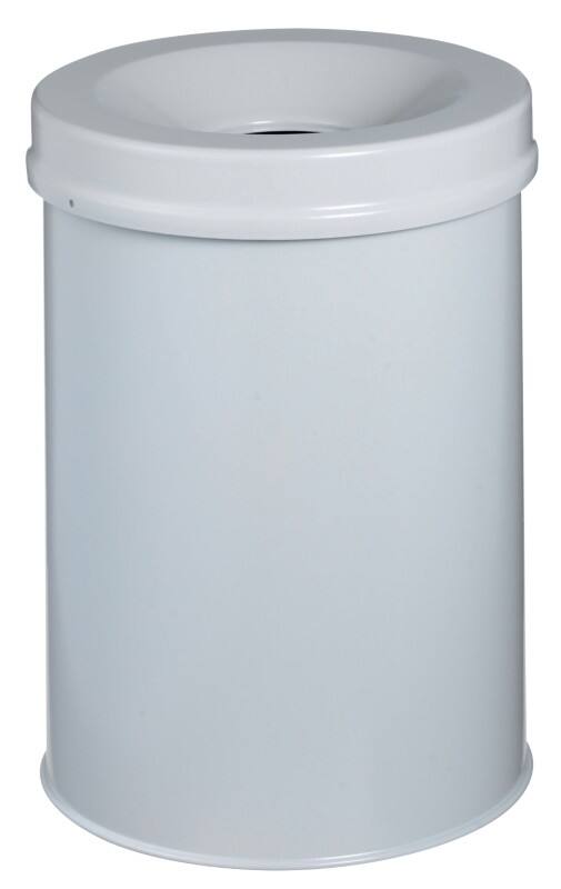 DURABLE Papierkorb Hellgrau 15L Metall 35,7 cm