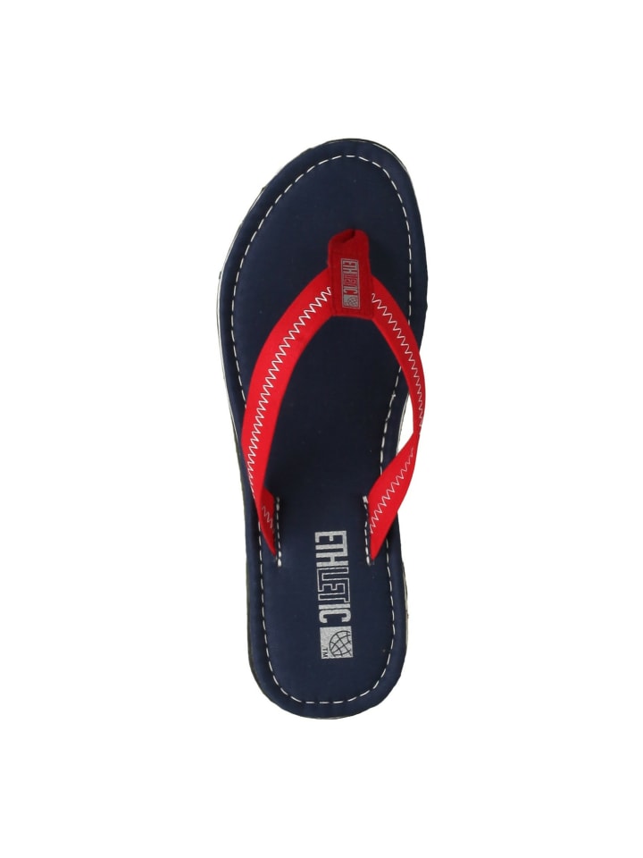 ethletic Zehentrenner Fair Flip Classic in ocean blue cranberry red günstig kaufen 38