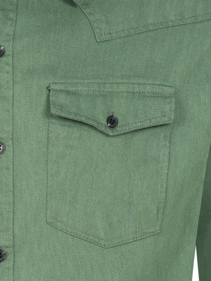 Rock Creek Jeanshemd in Minzgrün günstig kaufen