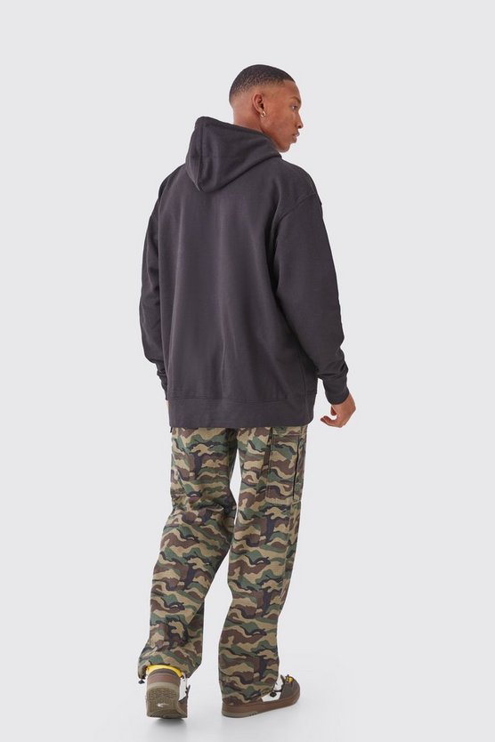 Oversize Hoodie mit Nirvana-Print