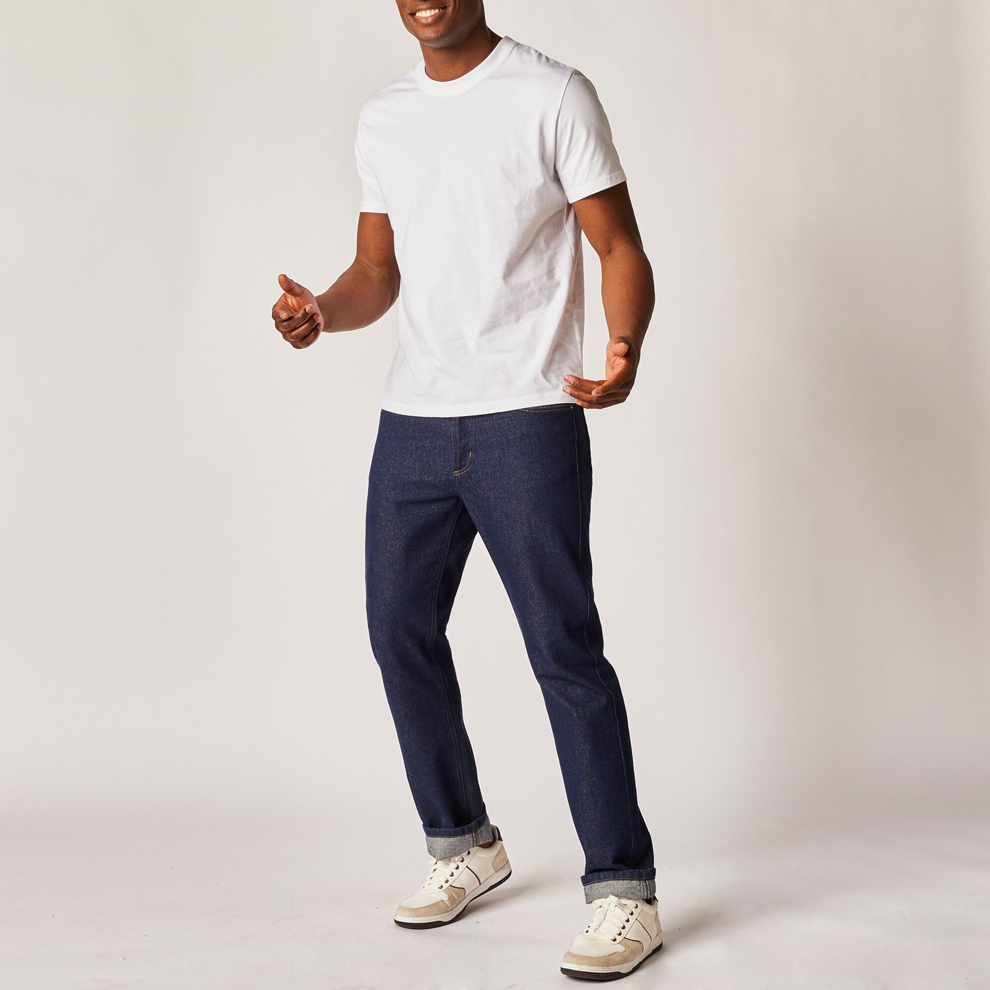 T-shirt col rond manches courtes