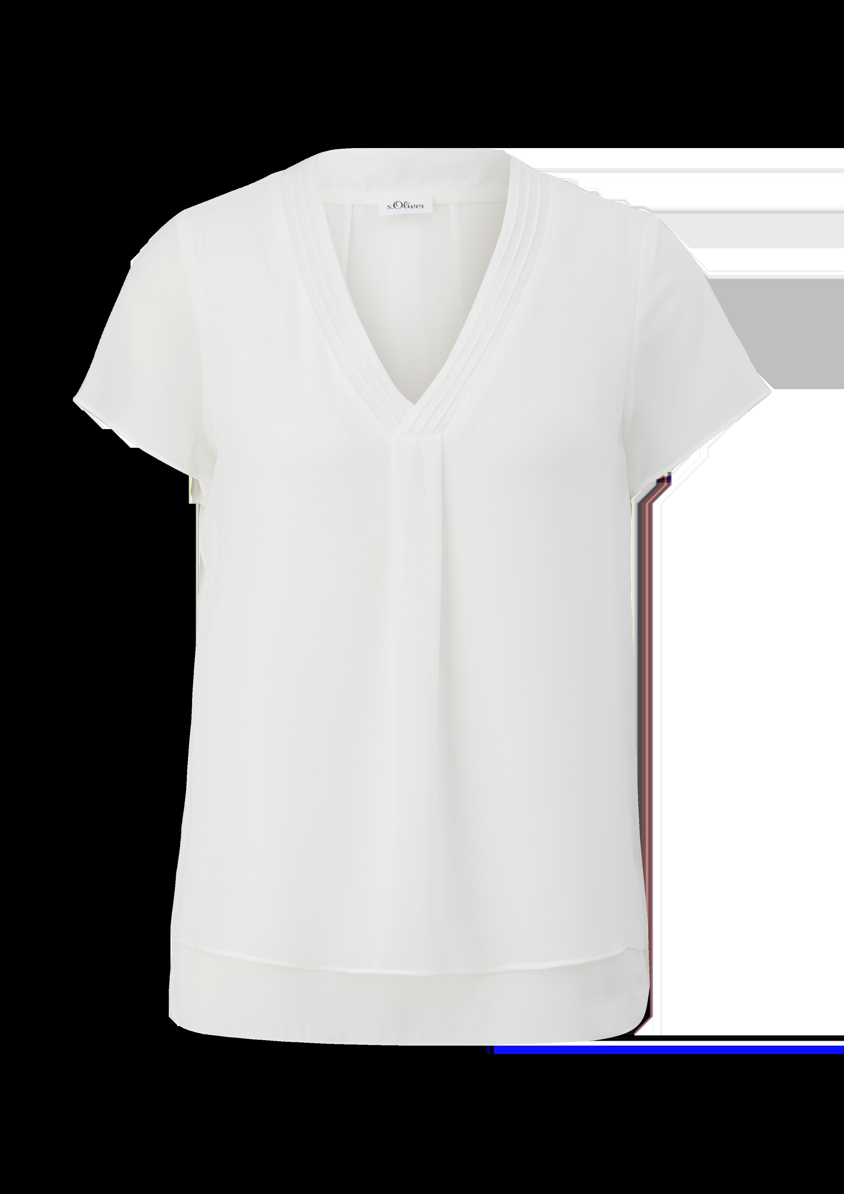 Layering-Bluse aus Chiffon  01.899.12.3121-0200