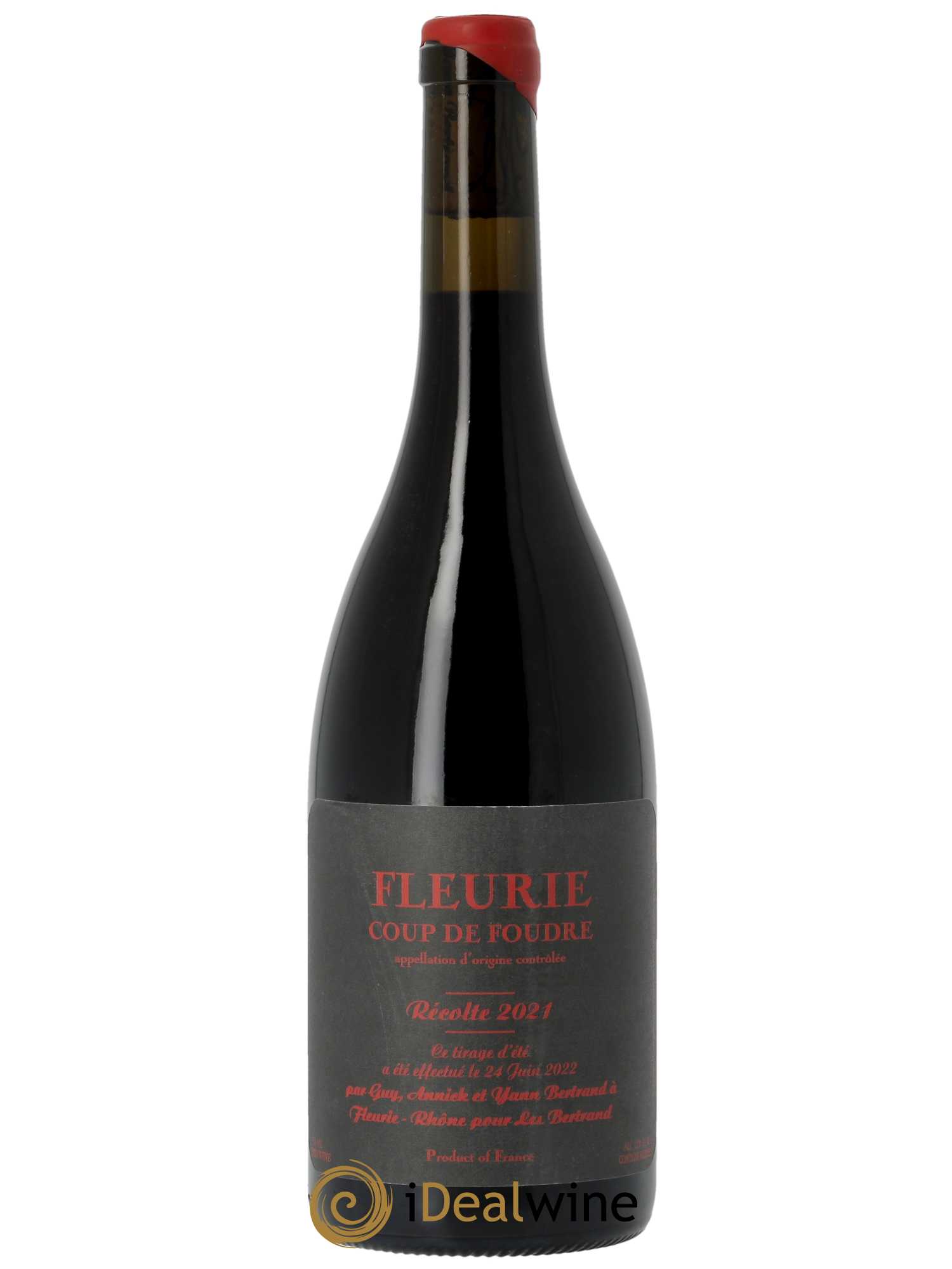 Fleurie Coup d'Foudre Les Bertrand  2021 - Lot de 1 Bouteille