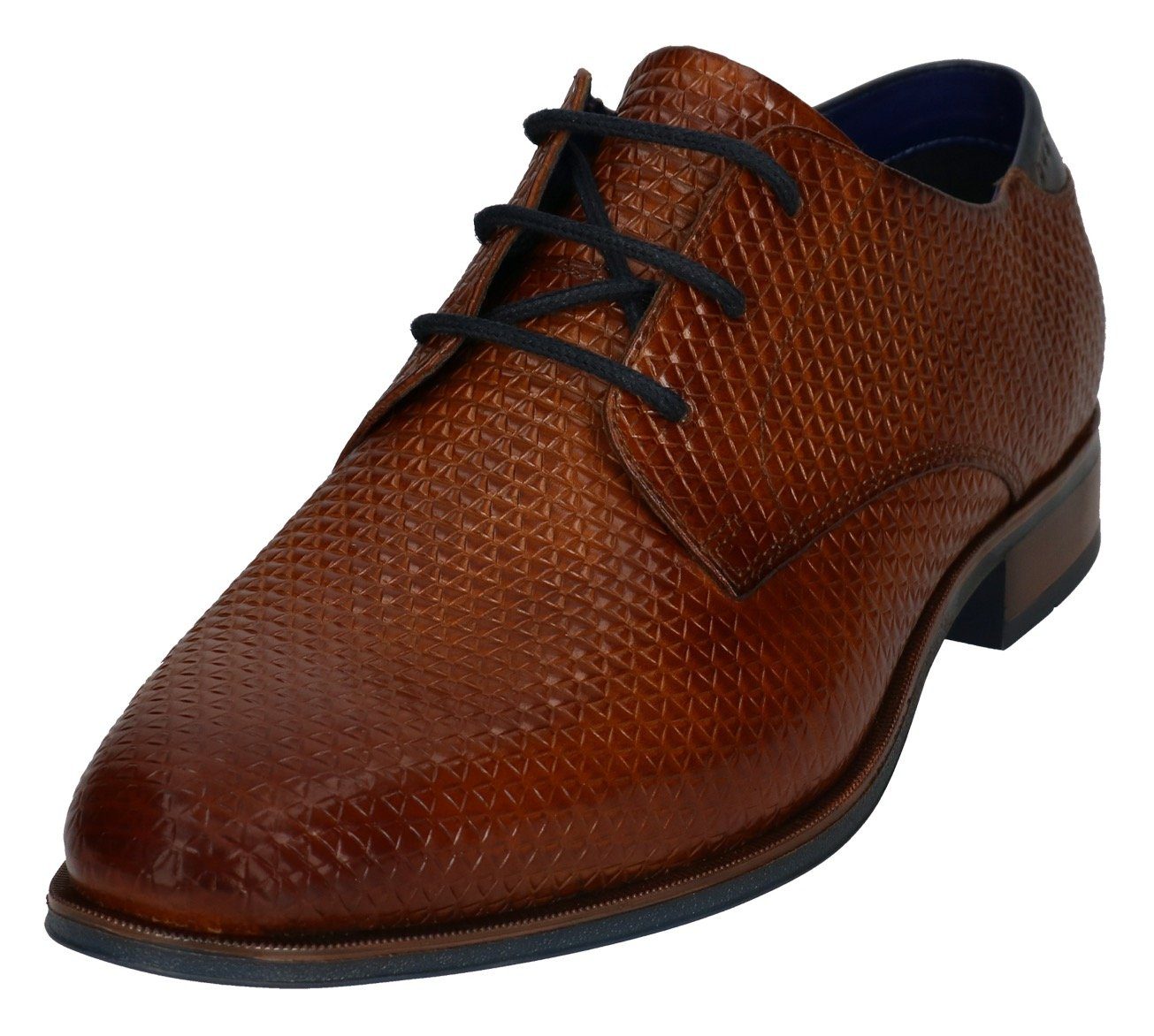 bugatti Schnürschuh mit Allover-Prägung