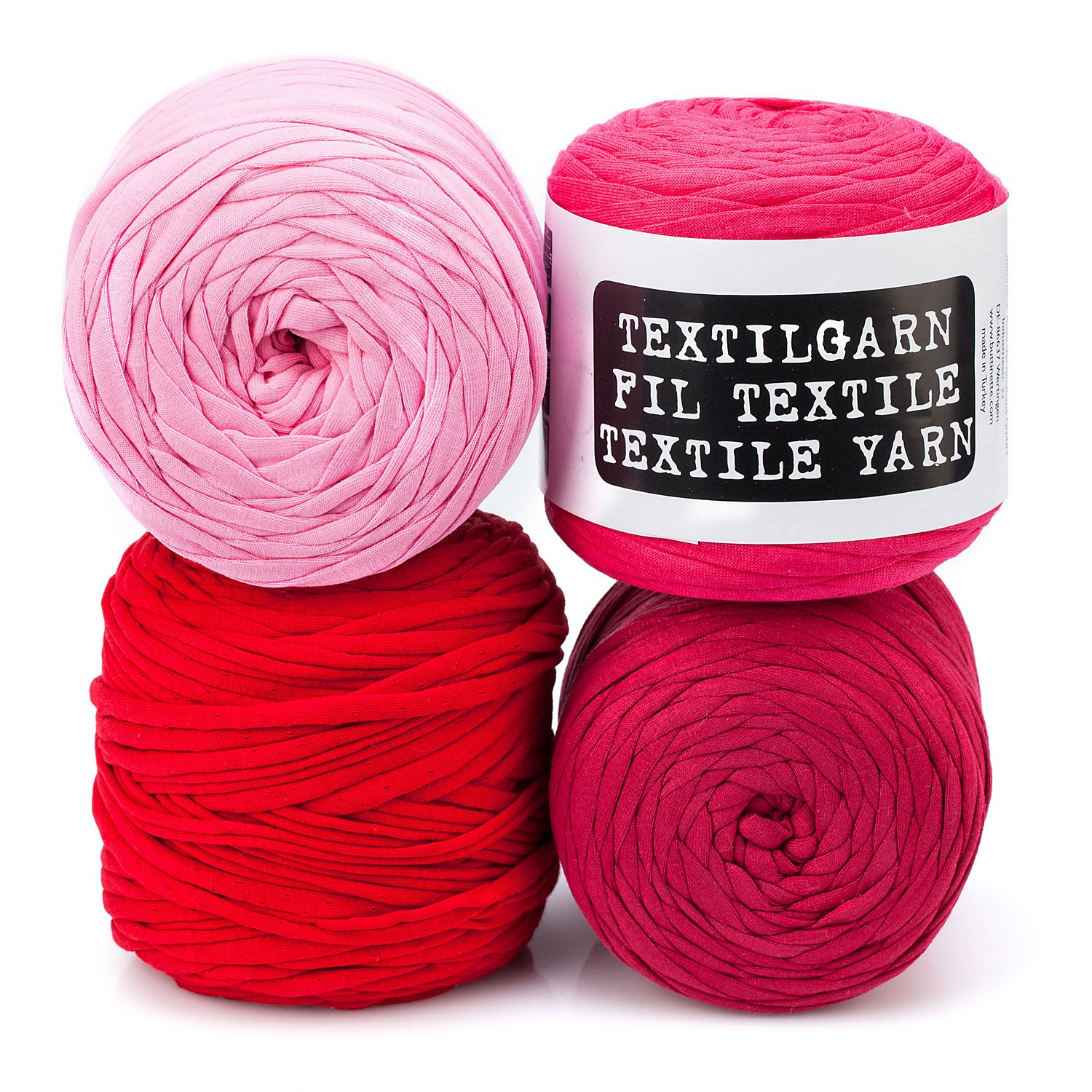 buttinette Textilgarn, Rottöne, 1000 g