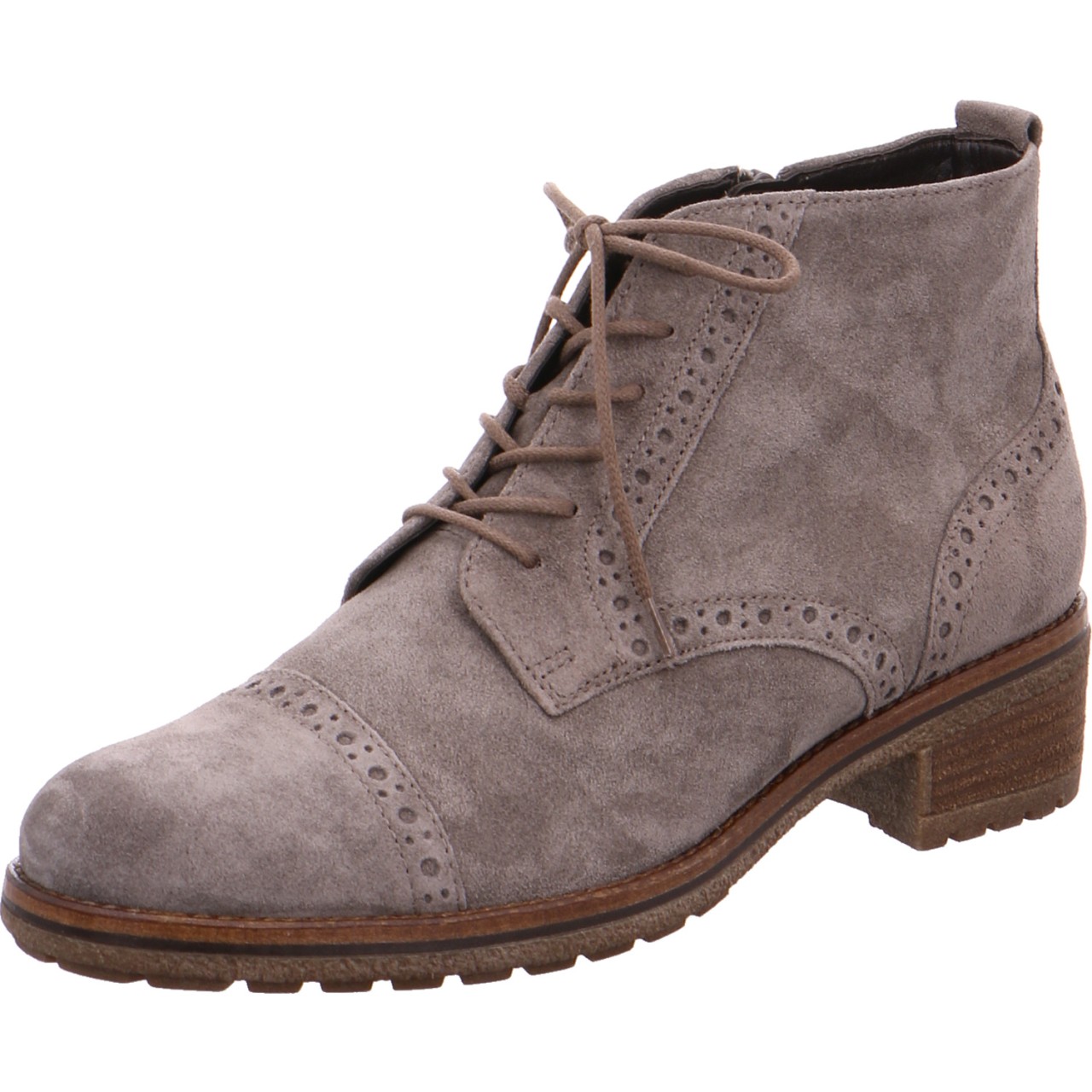 GABOR Schnür-Stiefeletten grau