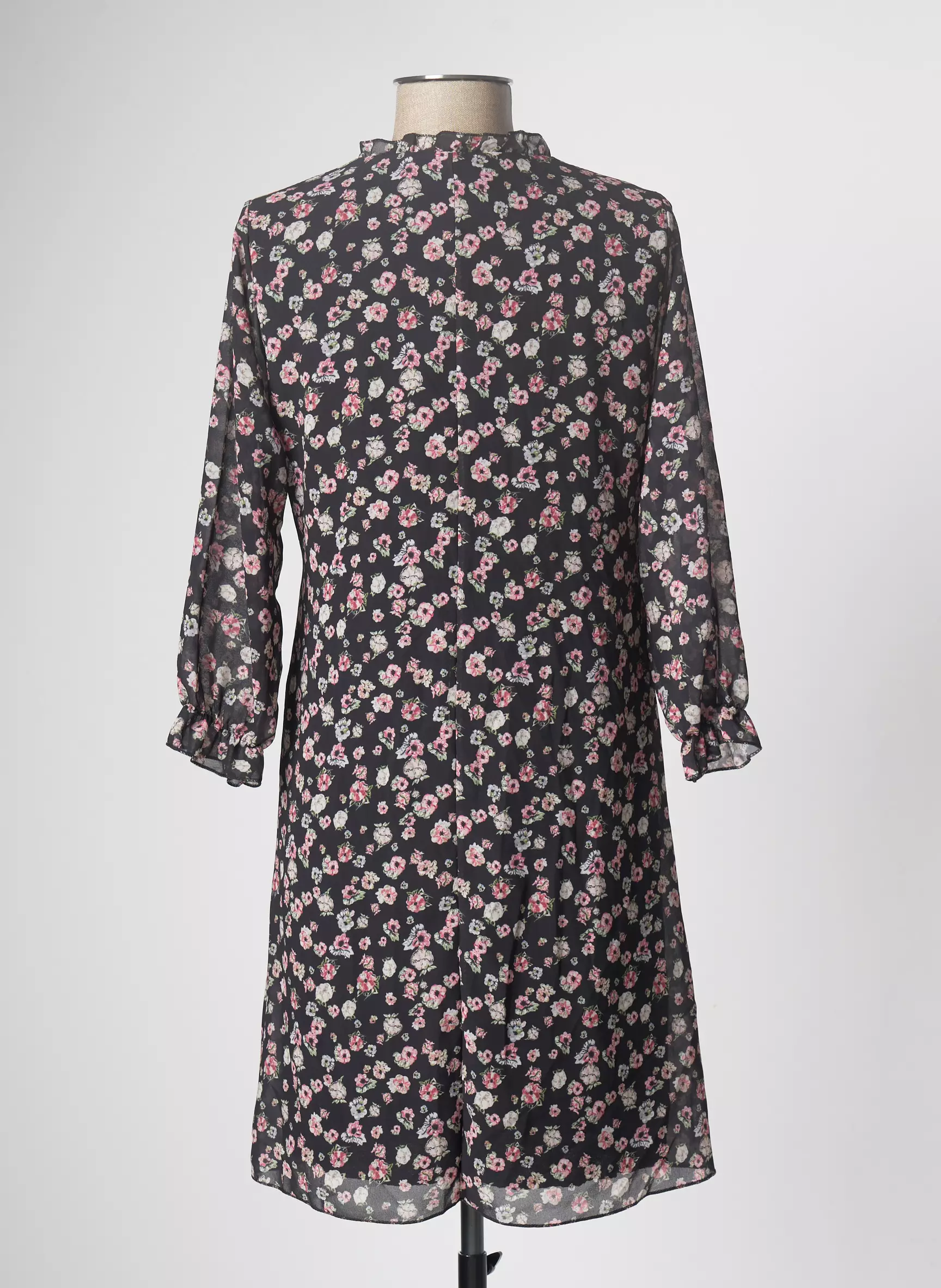 Hailys Robes Mi Longues Femme couleur noir