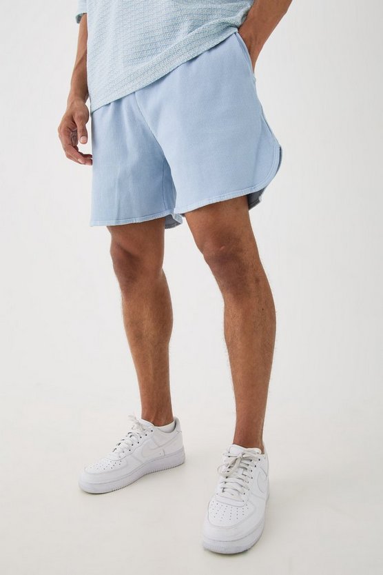 Gerippte Shorts