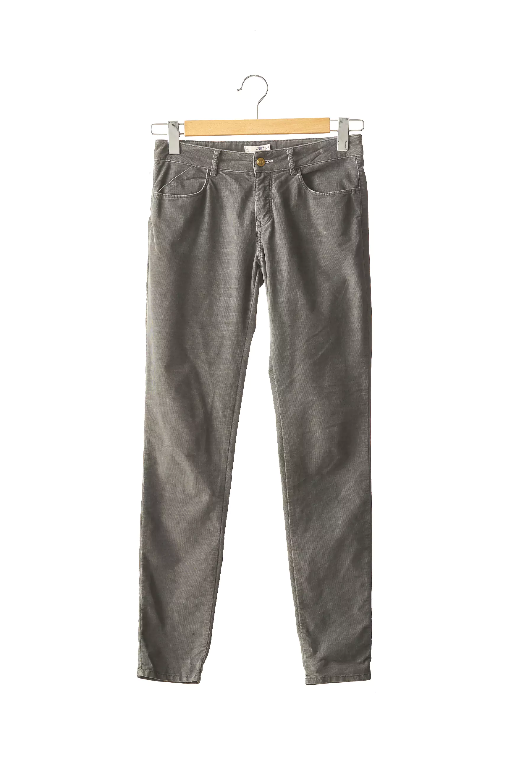 New Man Pantalons Slim Femme couleur gris
