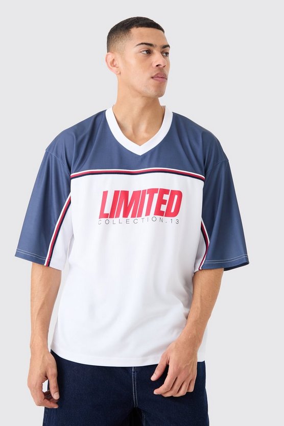 Oversize Limited Mesh-Oberteil