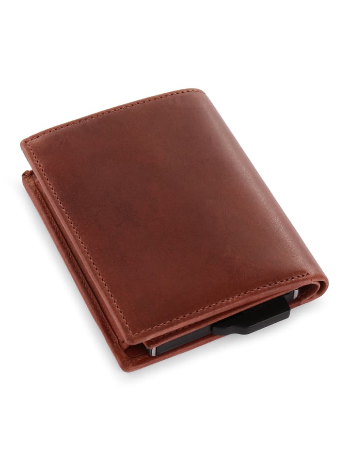Roncato Iron Kreditkartenetui RFID Leder 10 cm in marrone günstig kaufen onesize