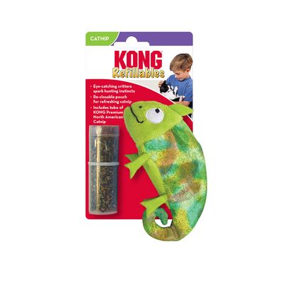 KONG Refillables Katzenspielzeug Chameleon
