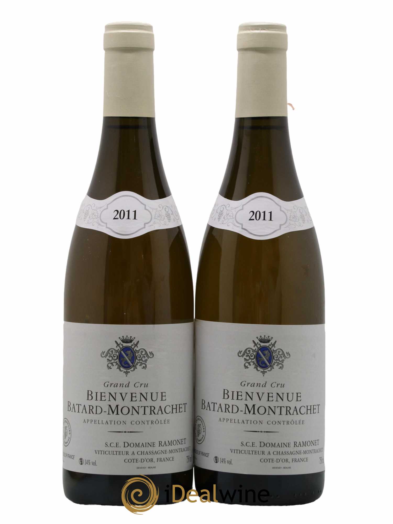Bienvenues-Bâtard-Montrachet Grand Cru Ramonet (Domaine)  2011 - Lot de 2 Bouteilles