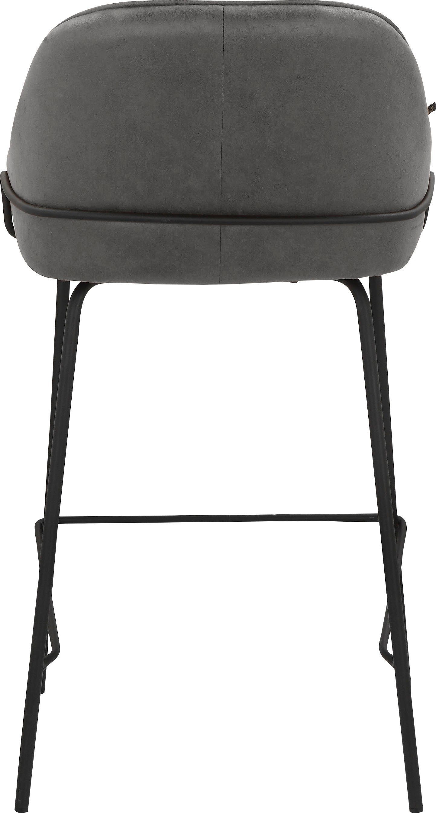 Leonique 4-Fußstuhl Puant (2 St), mit Stoff aus Polyester/recyceltem Polyester, Sitzhöhe 65 cm