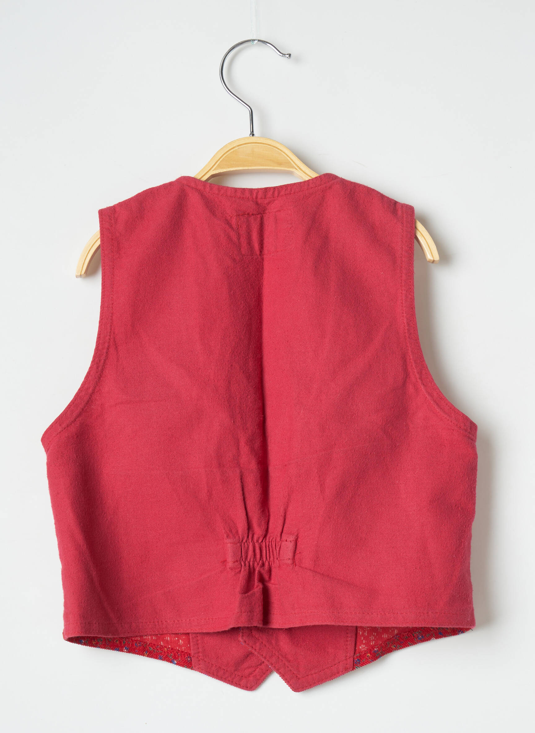 Les Galopins Gilet Fille couleur rouge